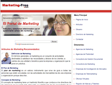 Tablet Screenshot of marketing-free.com